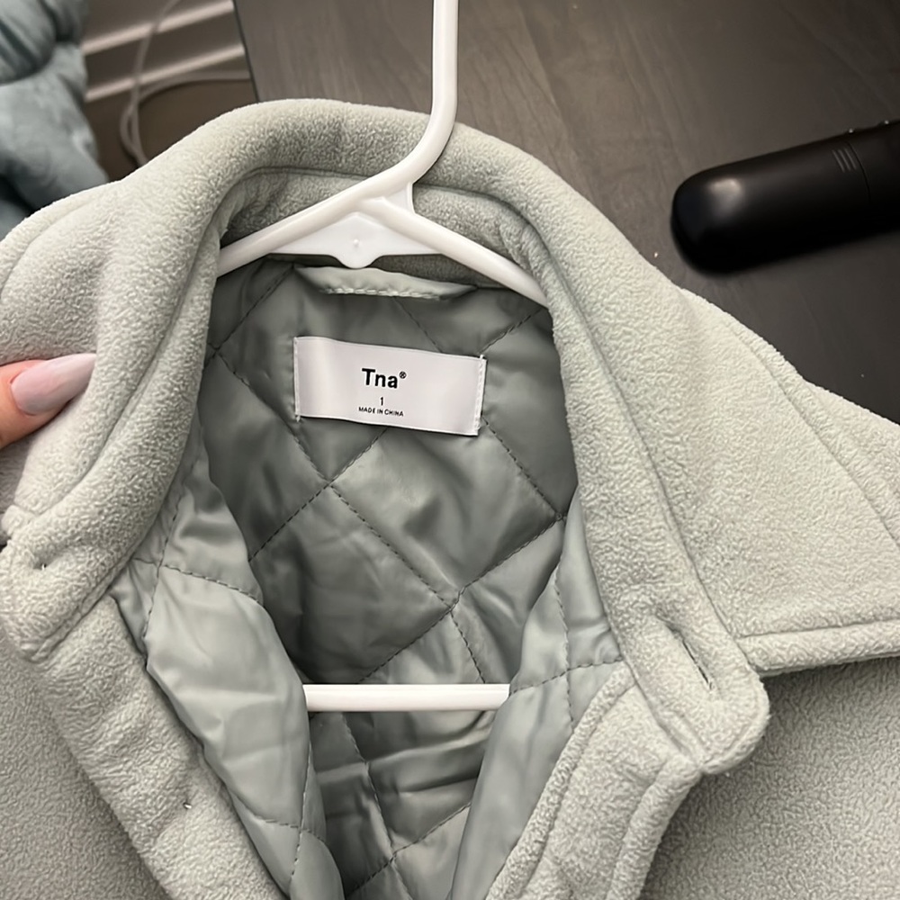 Aritzia Button Up Jacket - Mint - image 4